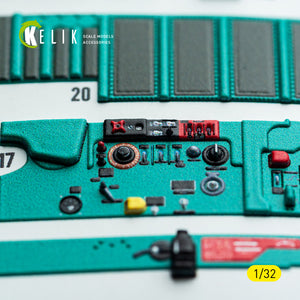 KELIK K32043 Mikoyan MiG-21 F-13 - Interior 3D Decals (for Trumpeter Kits) 1/32 – zdjęcie 4