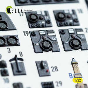 KELIK K32045 Messerschmitt Bf-110 D - Interior 3D Decals (for Dragon / Hobby 2000 Kits) 1/32 – Bild 7