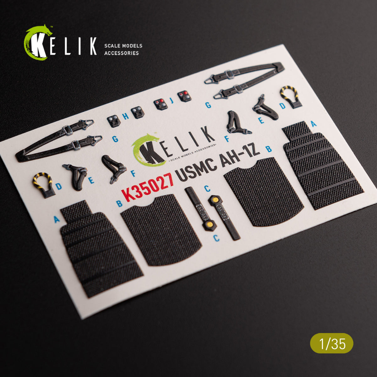 KELIK K35027 AH-1Z Interior 3D Decals For Academy Kit 1/35 – Bild 3