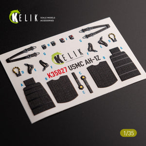KELIK K35027 AH-1Z Interior 3D Decals For Academy Kit 1/35 – Bild 3