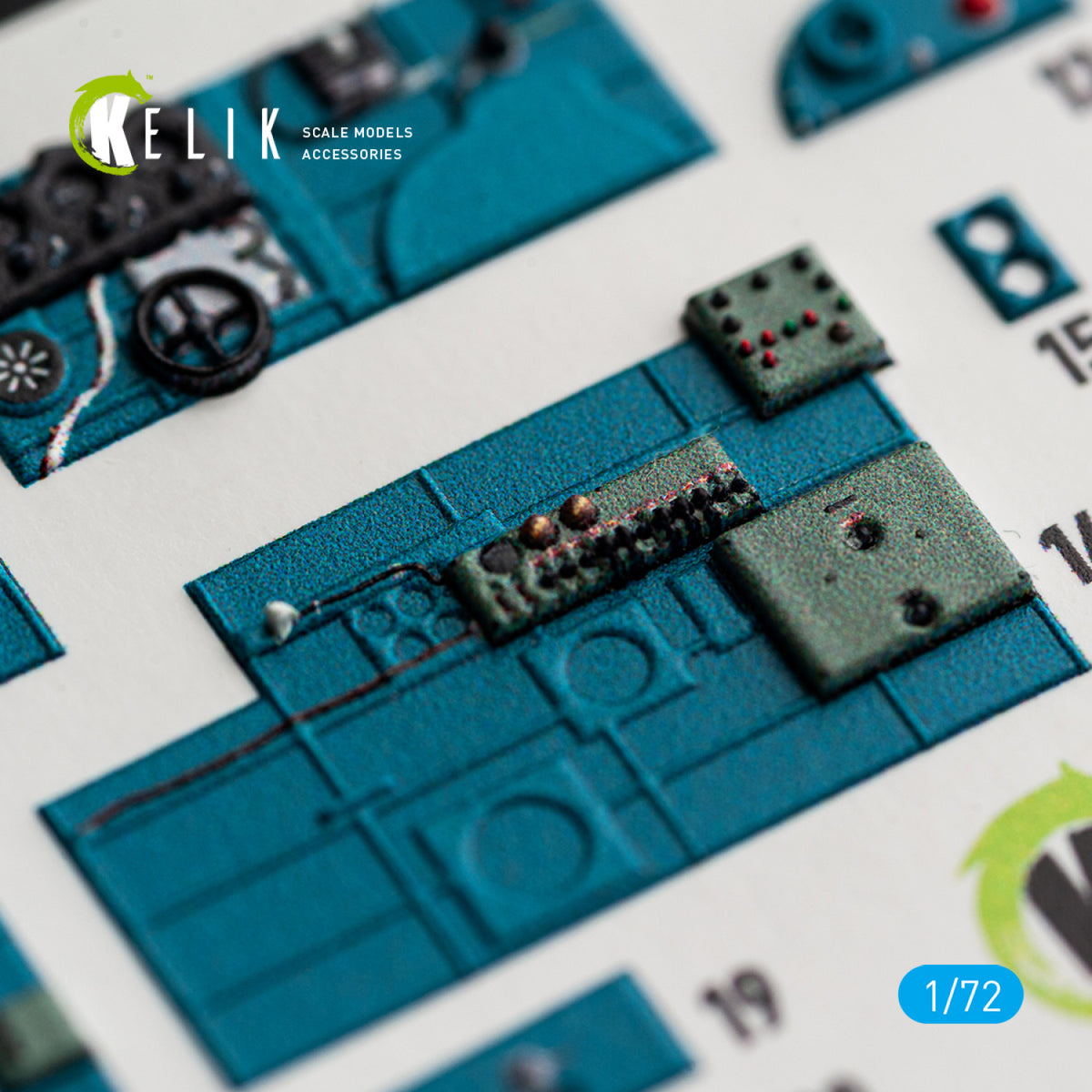 KELIK K72244 Nakajima J1N1-S Gekko - Interior 3D Decals (for Fujimi / Hobby 2000 Kits) 1/72 – imagen 7