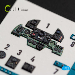 KELIK K72244 Nakajima J1N1-S Gekko - Interior 3D Decals (for Fujimi / Hobby 2000 Kits) 1/72 – imagen 8