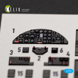 KELIK K72248 North American B-25 J Mitchell - Interior 3D Decals (for Eduard Kits) 1/72 – Bild 3