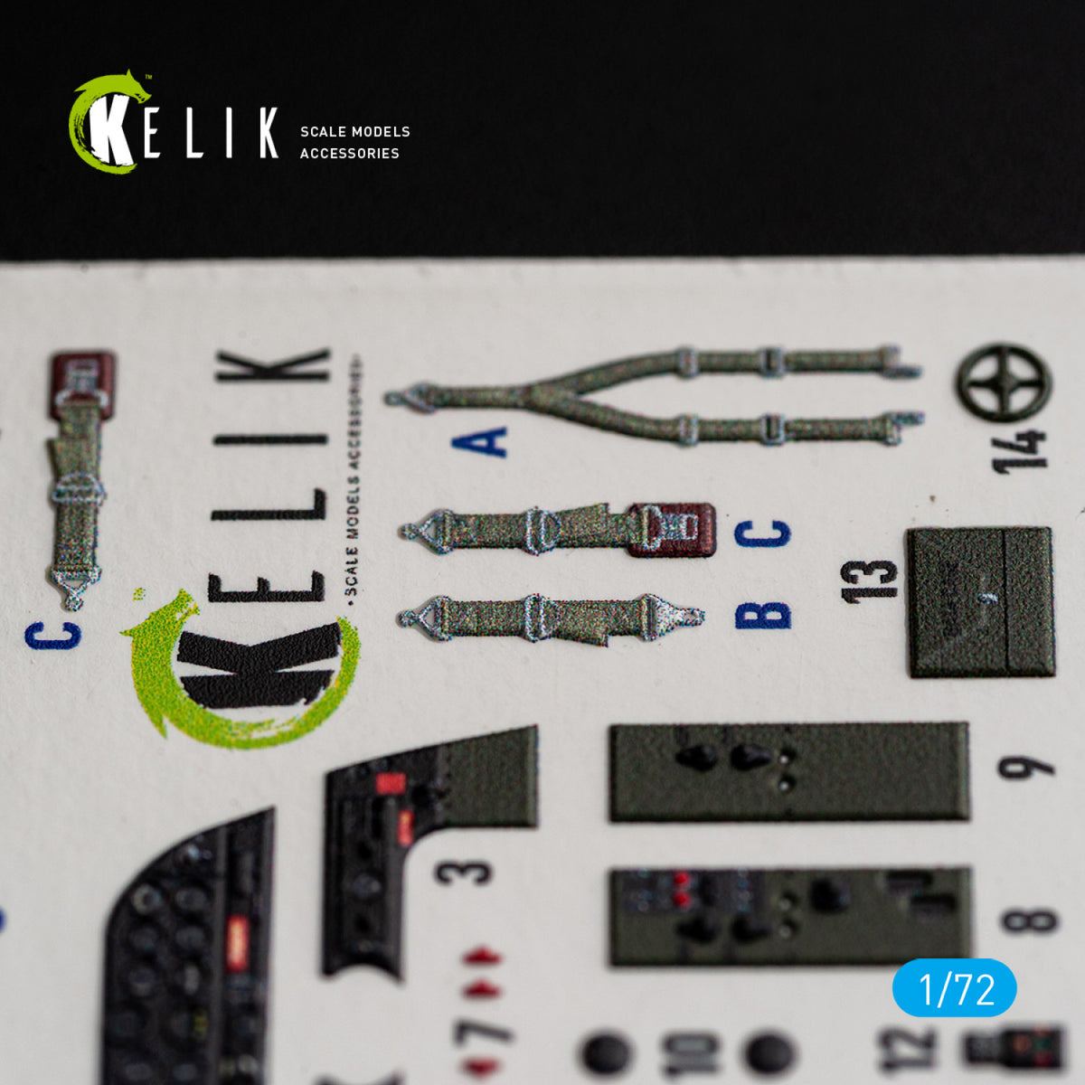 KELIK K72249 Vultee Vengeance Mk.I / Mk.Ia - Interior 3D Decals (for Dora Wings Kits) 1/72 – immagine 5