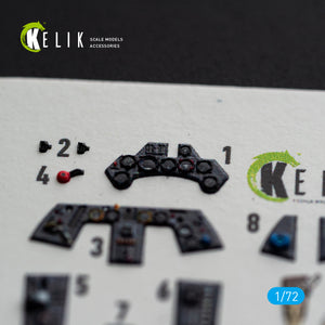 KELIK K72254 Focke Wulf Fw-190 A-8 / R-2 - Interior 3D Decals (for Eduard Kits) 1/72 – imagen 5