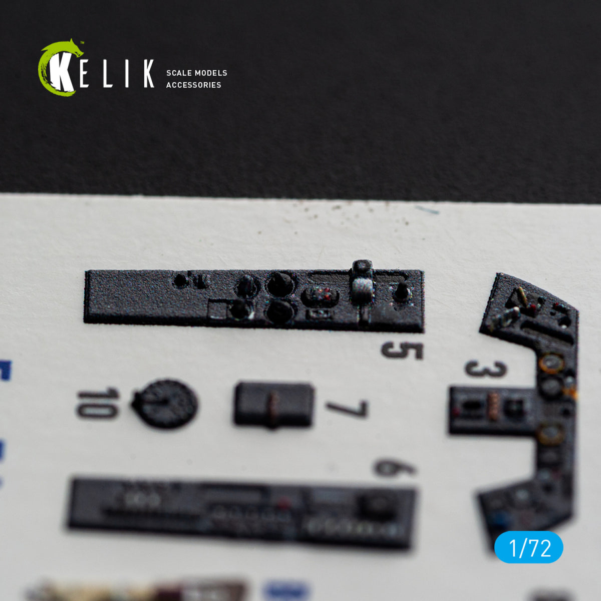 KELIK K72254 Focke Wulf Fw-190 A-8 / R-2 - Interior 3D Decals (for Eduard Kits) 1/72 – imagen 7