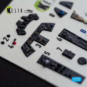 KELIK K72254 Focke Wulf Fw-190 A-8 / R-2 - Interior 3D Decals (for Eduard Kits) 1/72 – imagen 3