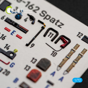 KELIK K72255 Heinkel He-162 Spatz - Interior 3D Decals (for Special Hobby Kits) 1/72 – Bild 2