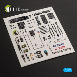 KELIK K72258 Sikorsky CH-54 A Tarhe - Interior 3D Decals (for ICM Kits) 1/72 – Bild 4