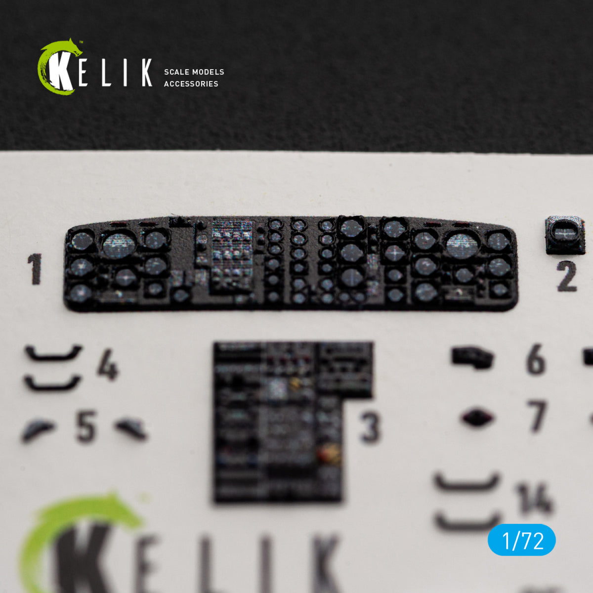KELIK K72258 Sikorsky CH-54 A Tarhe - Interior 3D Decals (for ICM Kits) 1/72 – Bild 5