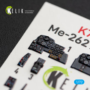 KELIK K72260 Messerschmitt Me-262 A-1 / S-92 - Interior 3D Decals (for Arma Hobby Kits) 1/72 – zdjęcie 6