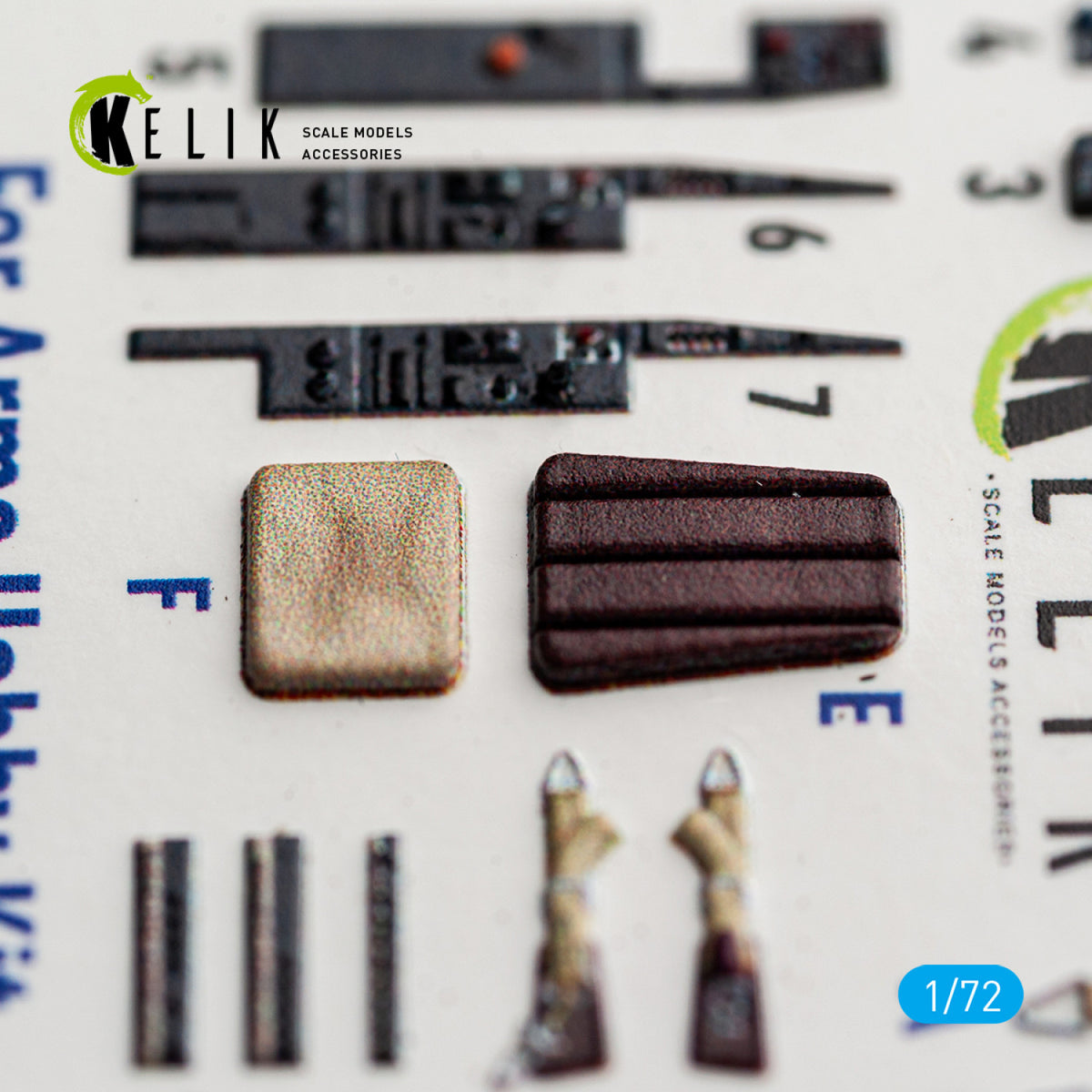 KELIK K72260 Messerschmitt Me-262 A-1 / S-92 - Interior 3D Decals (for Arma Hobby Kits) 1/72 – zdjęcie 8