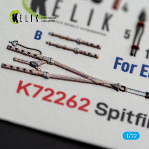 KELIK K72262 Supermarine Spitfire Mk.Vb - Interior 3D Decals (for Eduard Kits) 1/72 – zdjęcie 8