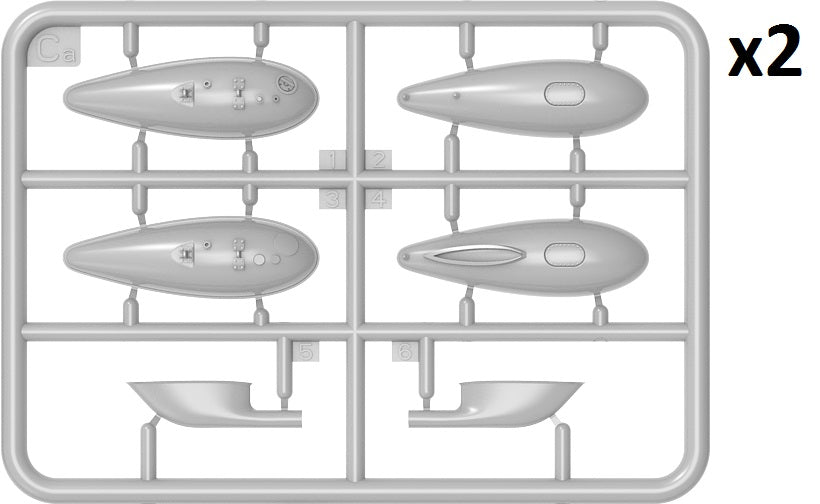 MiniArt 48042 P-47M Thunderbolt Dorsal Fin Advanced Kit 1/48 – imagen 15