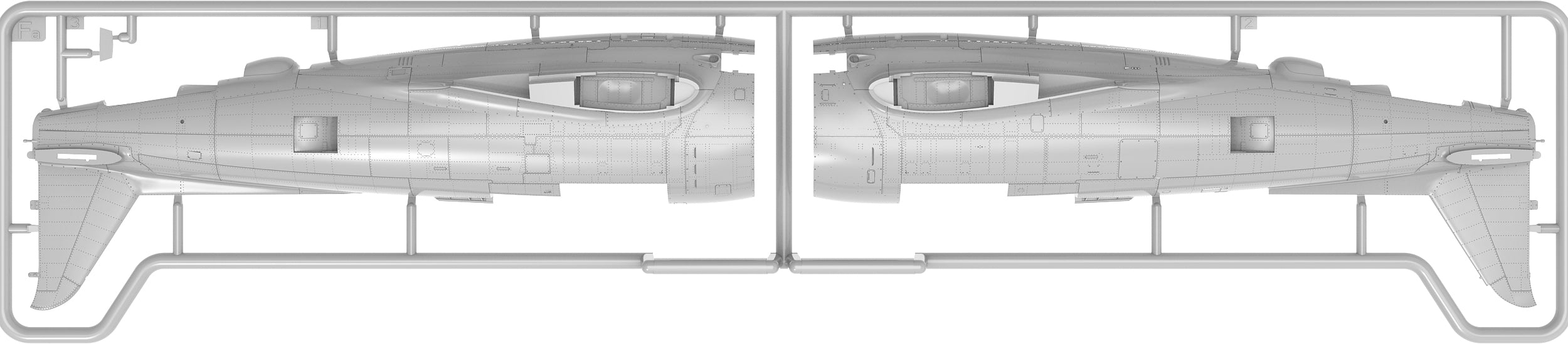 MiniArt 48042 P-47M Thunderbolt Dorsal Fin Advanced Kit 1/48 – imagen 30