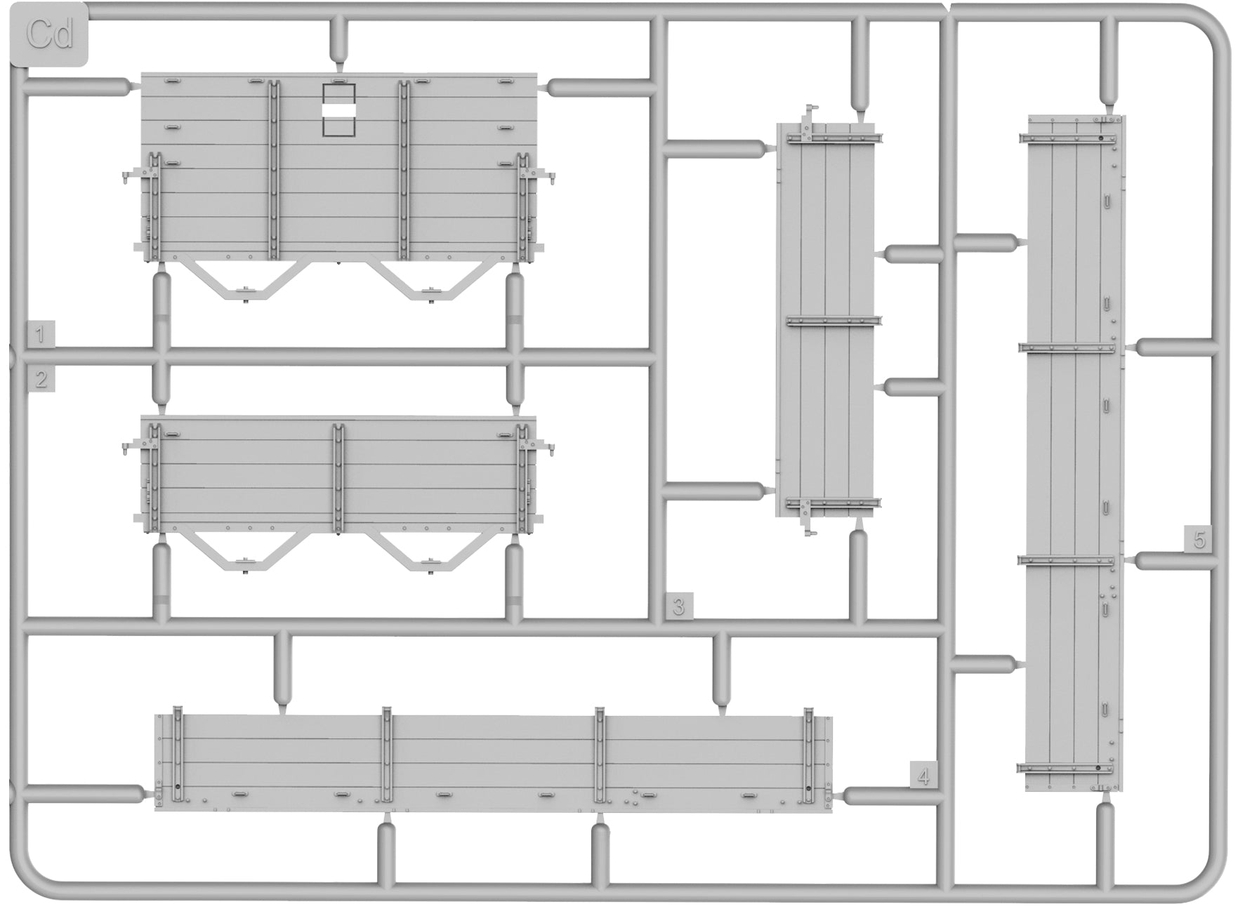 MiniArt 36075 German Checkpoint. 3t Cargo Truck 3,6-36S &amp;amp; Kfz.1 Type 170VK w/ Feldgendarmerie. Big Set 1/35 – immagine 27