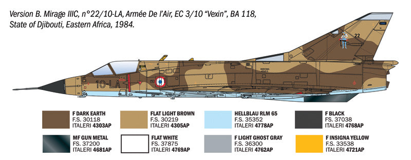 Italeri 92505 Mirage IIIC 1/32 – Bild 3