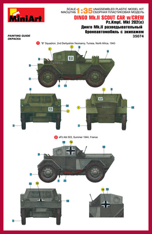 MiniArt 35074 DINGO Mk.II SCOUT CAR w/CREW 1/35 – immagine 25