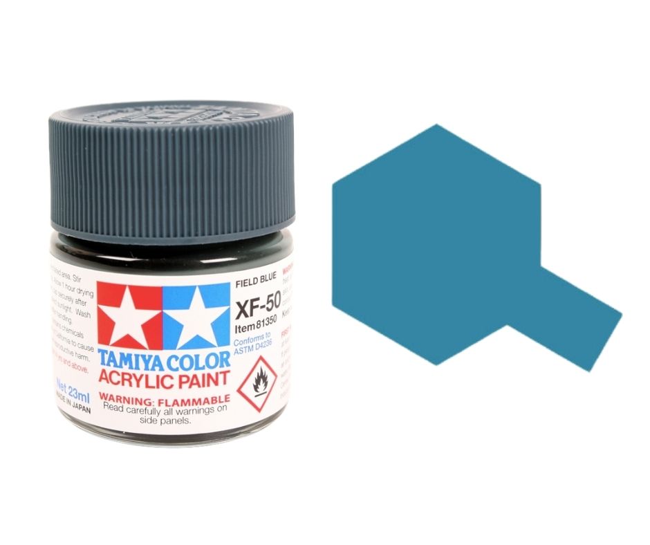 Tamiya 81350 Acryl XF-50 Field Blue 23ml