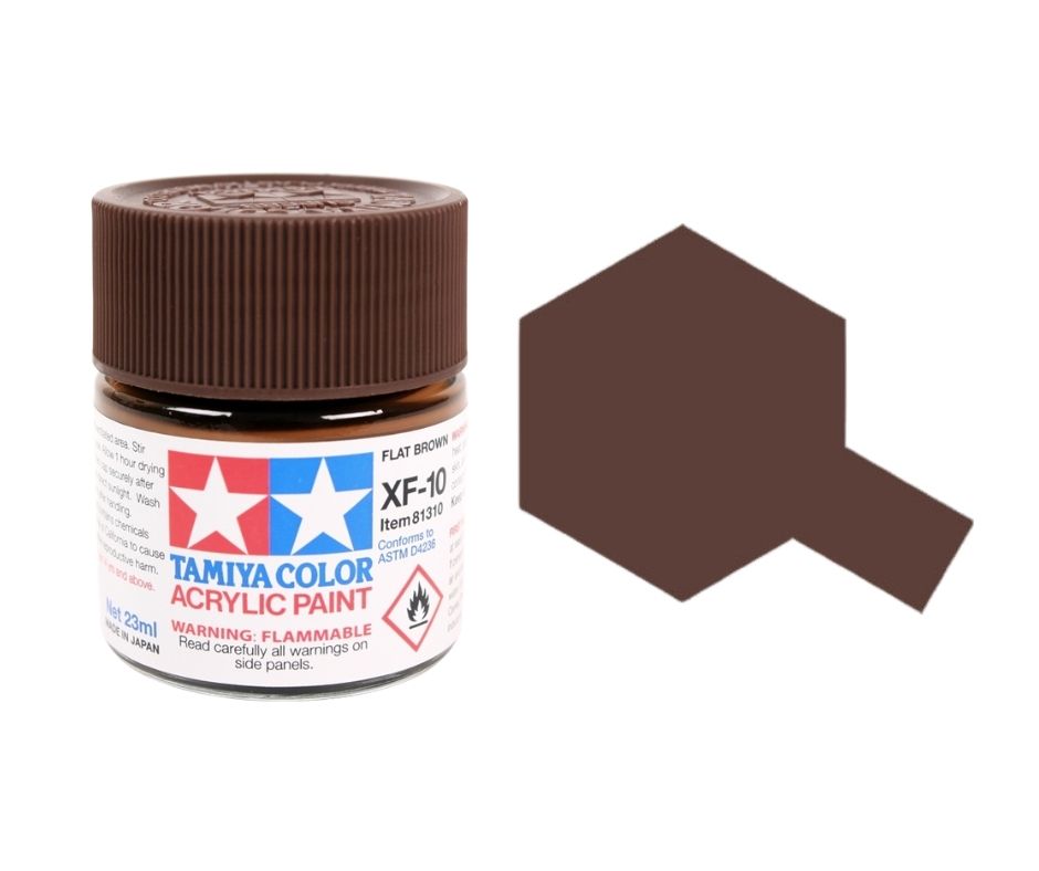 Tamiya 81310 Acryl XF-10 Flat Brown 23ml