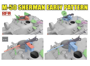 Rye Field Model 5161 M-50 Sherman early pattern Degem Aleph / Degem Beth 1/35 – imagen 6