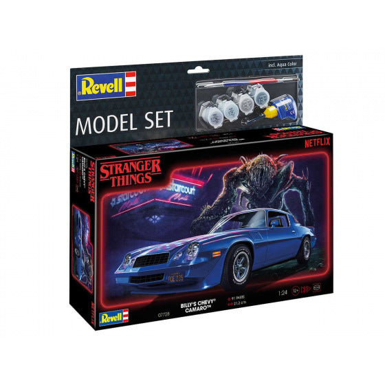 Revell 67728 Chevy Camaro Z/28 - Stranger Things Model Set 1/24