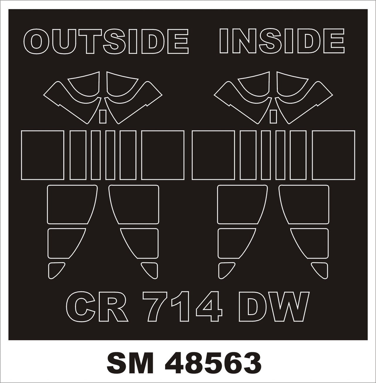 Montex SM48563 CR 714 pour DORA WINGS 1/48