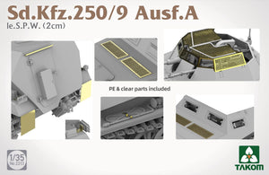 Takom 2213 Sd.Kfz. 250/9 Ausf. A le. S.P.W. (2 cm) 1/35 – image 4
