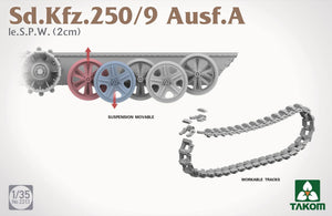 Takom 2213 Sd.Kfz. 250/9 Ausf. A le. S.P.W. (2 cm) 1/35 – image 8