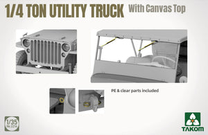Takom 2214 1/4 Ton Utility Truck with Canvas Top 1/35 – Bild 5