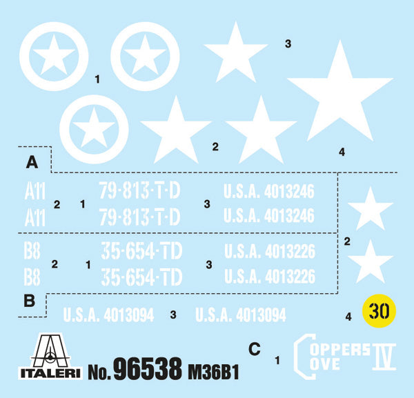 Italeri 96538 M36B1 90mm GMC 1/35 – Bild 3