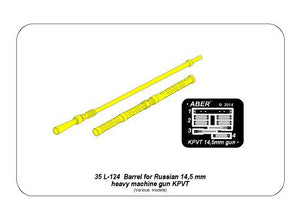 Canon Aber 35L-124 pour mitrailleuse lourde russe KPVT de 14,5 mm (1/35) – image 8