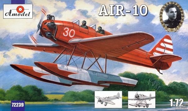 Maquette A-Model 72239 Yakovlev AIR-10 Hydroplane 1/72
