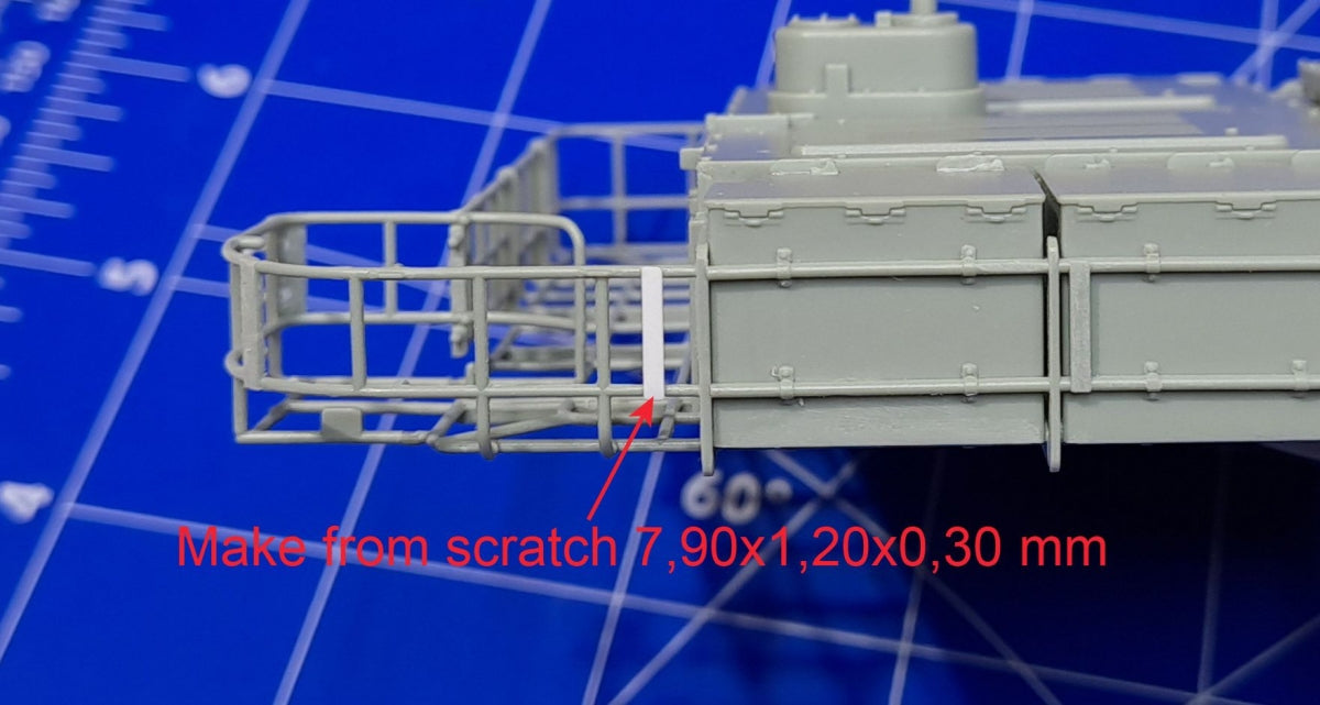 Eureka XXL ER-3575 K2 Black Panther MBT Towing Cables &amp;amp; Holders (Academy) 1/35 – Bild 21