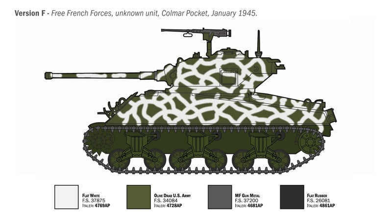 Italeri 96440 M4A3 76mm WET SHERMAN 1/35 – immagine 5