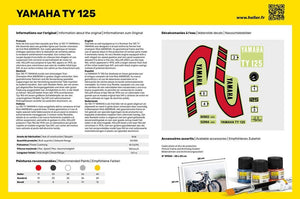 Heller 56902 Yamaha TY 125 - Starter Kit 1/8 – zdjęcie 3
