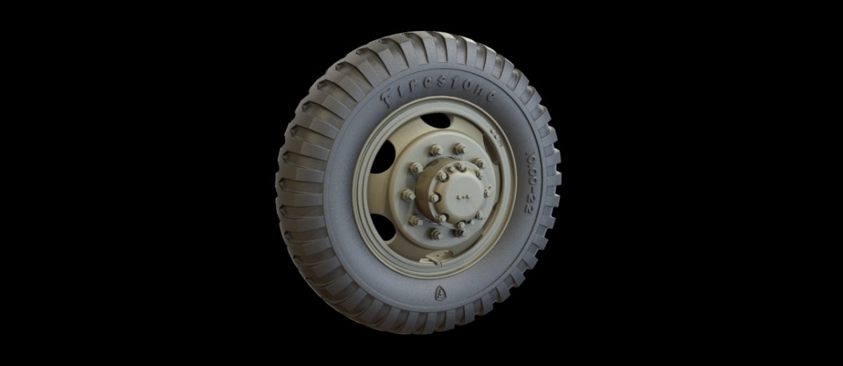 Panzer Art RE35-373 White 666 Road Wheels (Firestone) 1/35 – immagine 2
