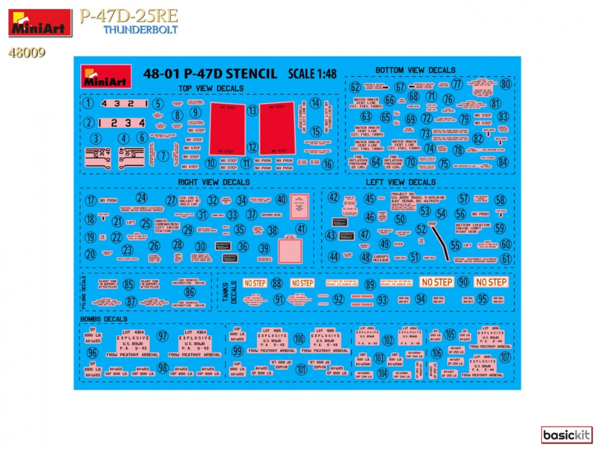 MiniArt 48009 P-47D-25RE THUNDERBOLT. BASIC KIT 1/48 – image 3