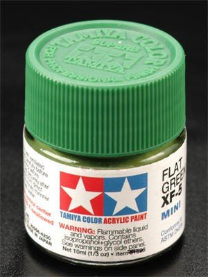 Tamiya XF5 Flat Green (81705) Acrylic paint 10ml – immagine 2
