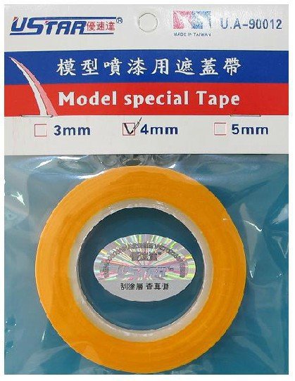 Ruban de masquage U-Star UA-90012-4 4 mm