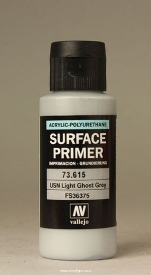 Vallejo 73615 Surface Primer USN Light Ghost Gray 60ml