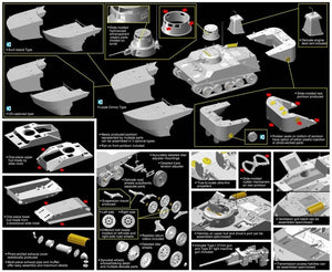 Dragon 6712 IJN Type 2 (Ka-Mi) Amphibious Tank (1/35) – image 4