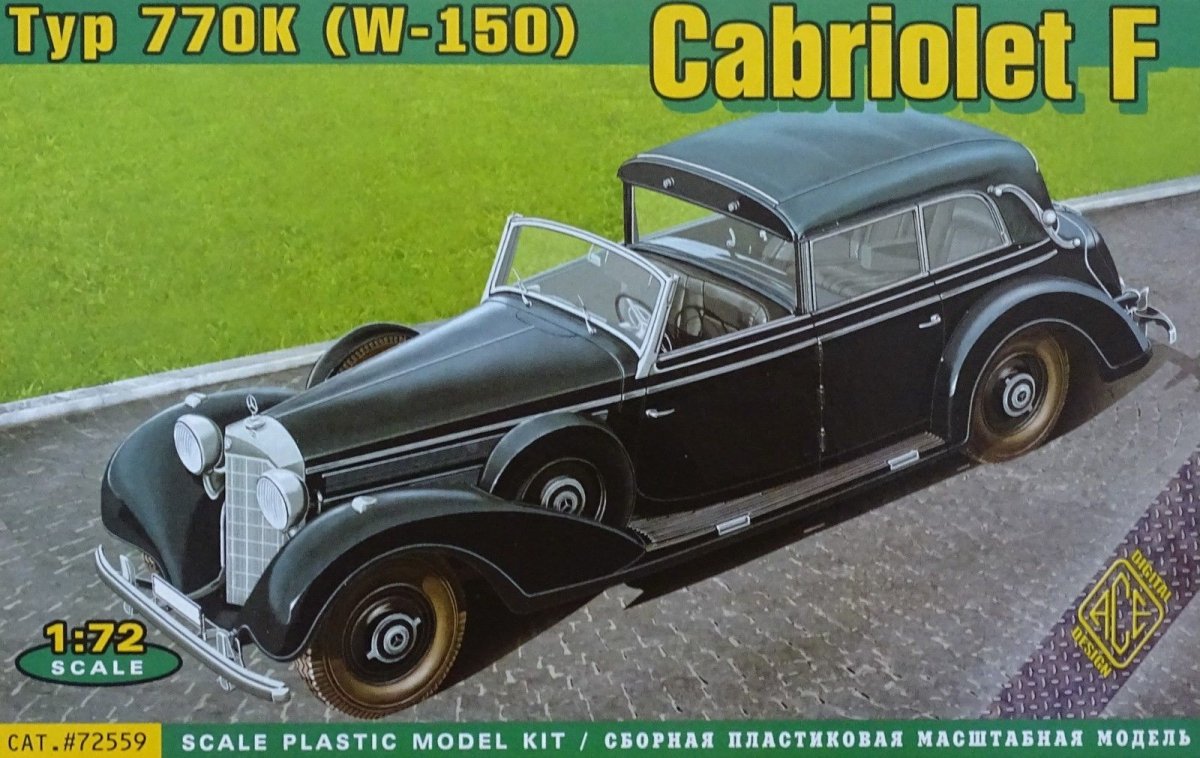 ACE 72559 Cabriolet F Typ 770K(W-150) 1/72