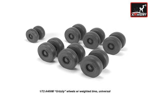 Armory Models AW72506 A400M Grizzly wheels w/ weighted tires 1/72 – Bild 2