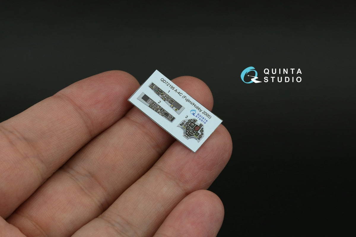 Quinta Studio QD72195 A-4C 3D-Printed &amp;amp; coloured Interior on decal paper (Fujimi/Hobby 2000) 1/72 – zdjęcie 3