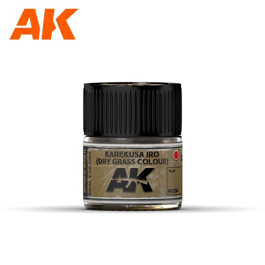 AK Interactive RC334 IJA #30 KAREKUSA IRO (COULEUR HERBE SÈCHE) 10ML
