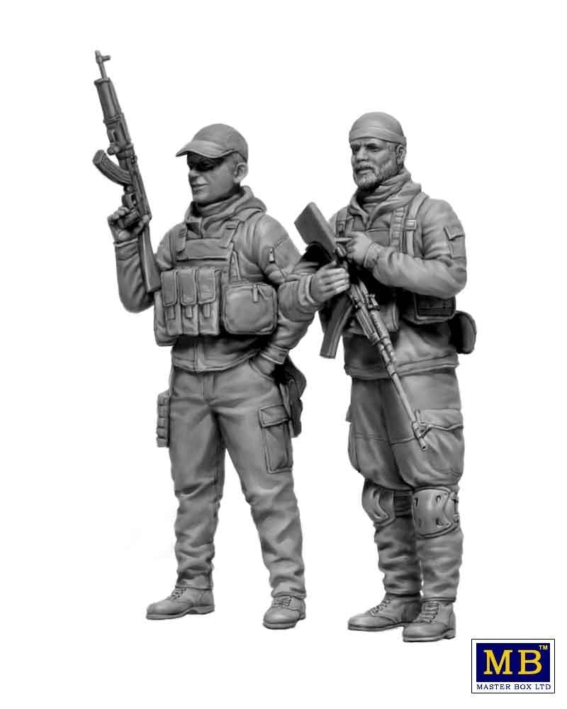 Master Box 35226 Russian-Ukrainian War series, Kit № 4. Territorial Defense Forces of Ukraine. Bucha clean-up from russian marauders and rapists, April 2022 1/35 – image 4