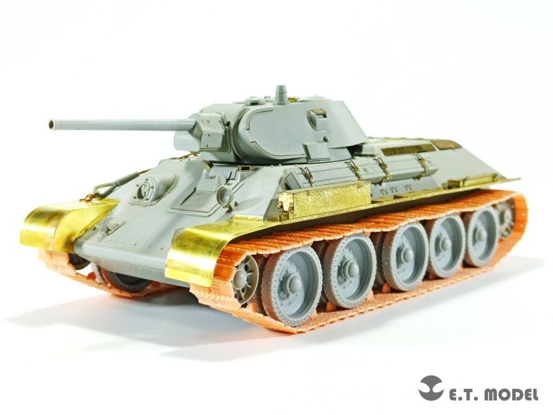 E.T. Model P35-018 Soviet T-34 550mm Stamped Links（Type 1940）Workable Track ( 3D Printed ) 1/35 – imagen 3