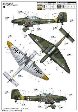 Trumpeter 03217 Junkers Ju-87D Stuka – Bild 5