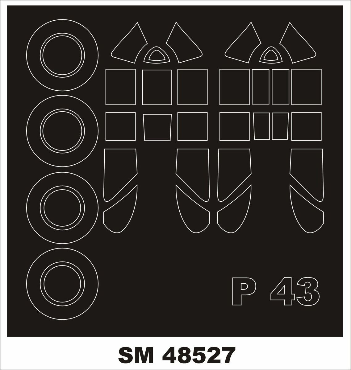 Montex SM48527 P-43 Lancer 1/48